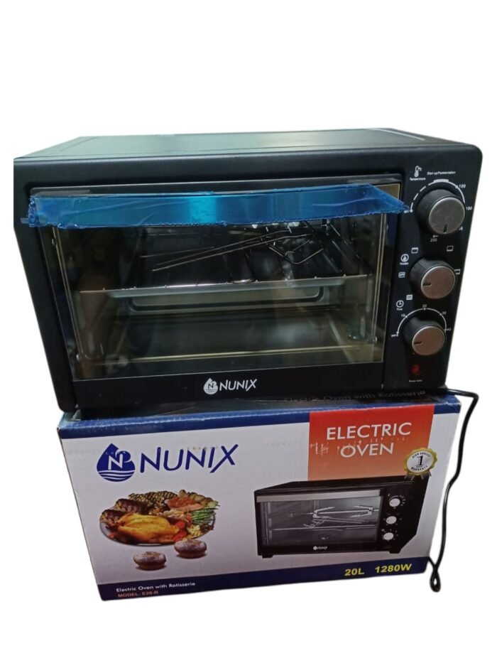 Nunix 20Litres Electric Oven with Rotisserie - Image 2