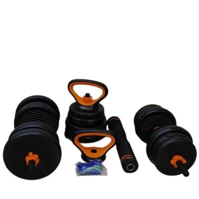 30KG 6 in 1 dumbbells kettlebells and barbell weight set