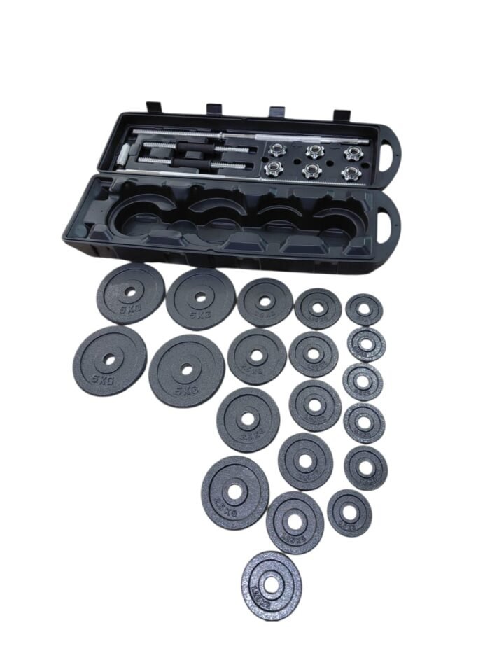 50KG Dumbbells and Barbells Weight Set - Image 2