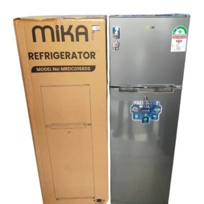 Mika 168 litres double door refrigerator