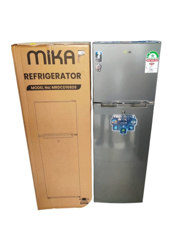 Mika 168 litres double door refrigerator