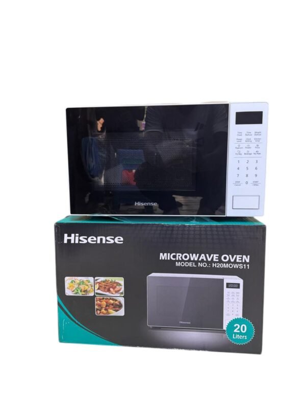 Hisense 20 litres digital microwave- white